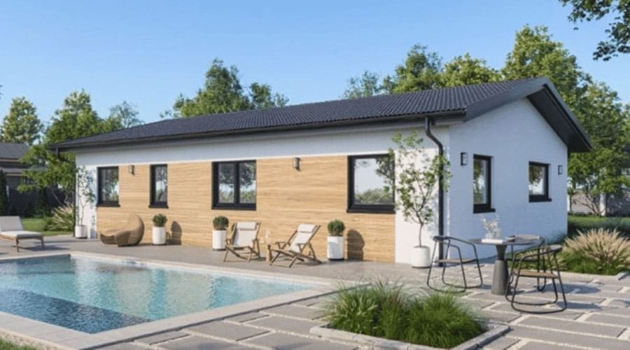 Luxe Homes 360 - Autopromocion Casas Prefabricadas Línea Smart - casa prefabricada estructura madera 102B