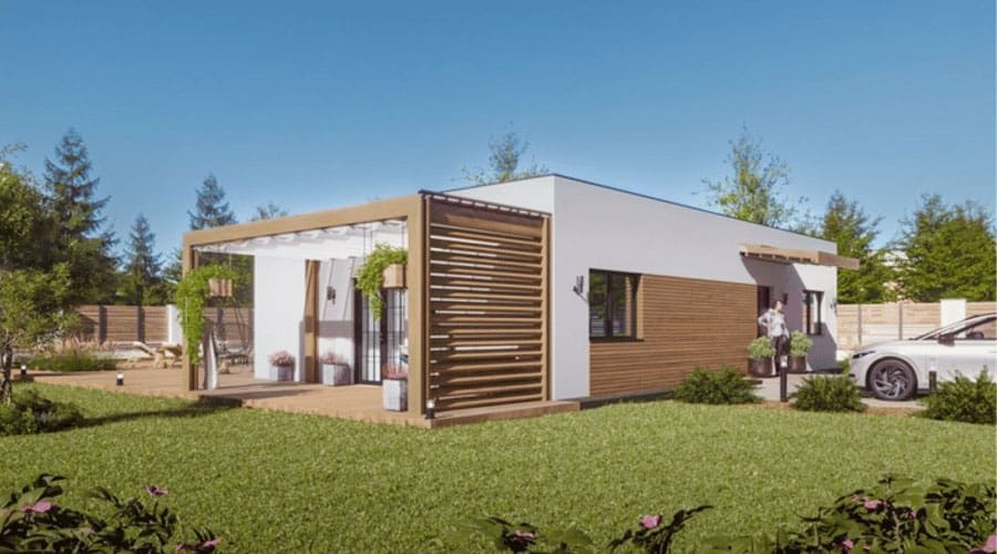 Luxe Homes 360 - Autopromocion Casas Prefabricadas Línea Smart - casa prefabricada estructura madera 108 3