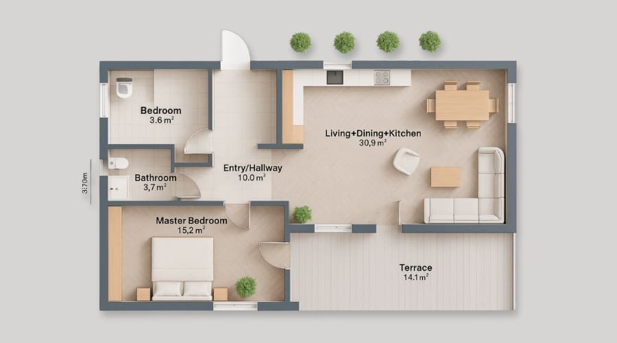 Luxe Homes 360 - Autopromocion Casas Prefabricadas Línea Smart - casa prefabricada estructura madera 82 7