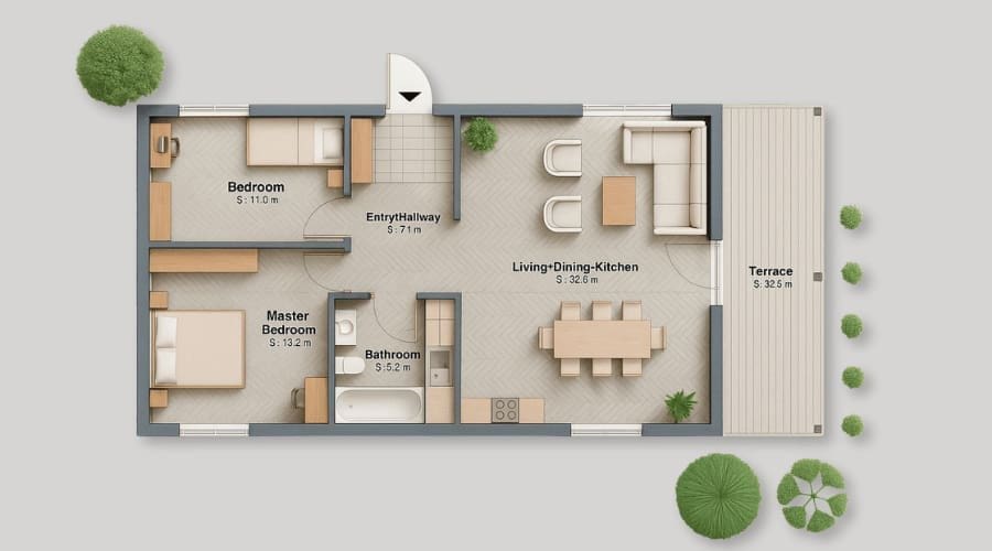 Luxe Homes 360 - Autopromocion Casas Prefabricadas Línea Smart - casa prefabricada estructura madera 84 7