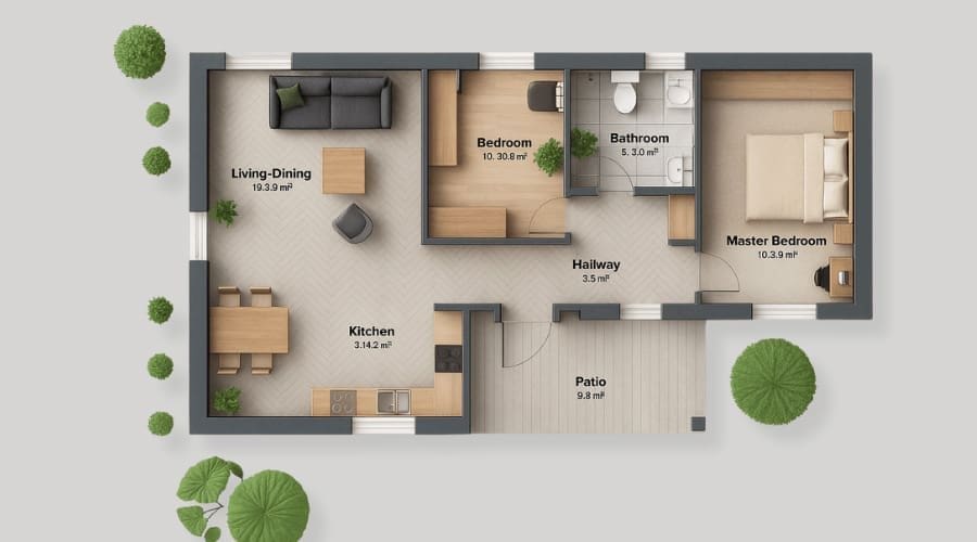 Luxe Homes 360 - Autopromocion Casas Prefabricadas Línea Smart - casa prefabricada estructura madera 89 7