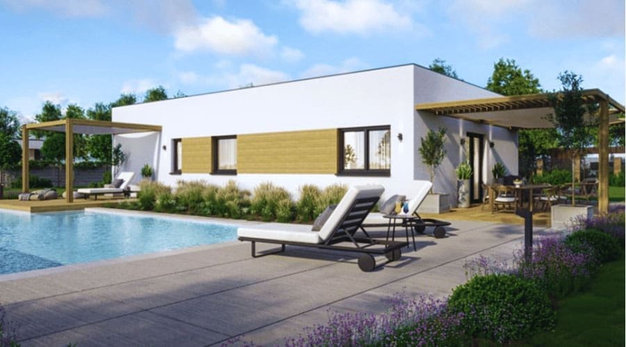 Luxe Homes 360 - Autopromocion Casas Prefabricadas Línea Smart - casa prefabricada estructura madera 89