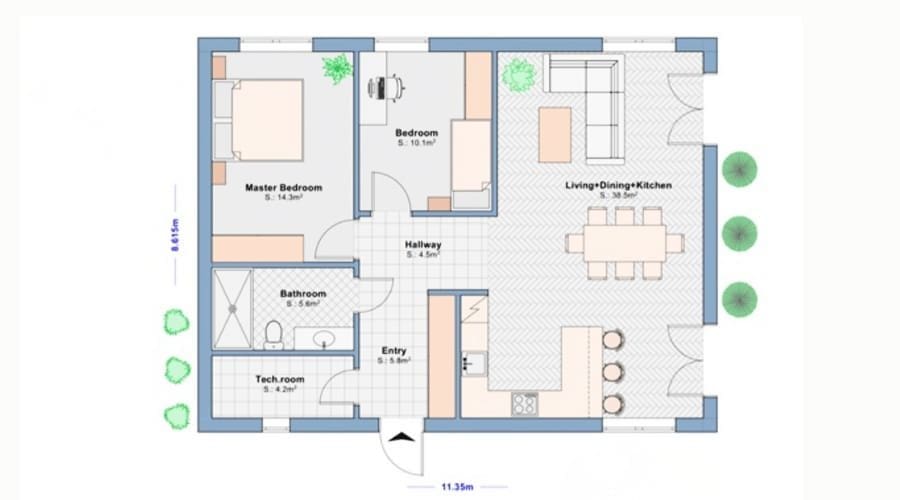 Luxe Homes 360 - Autopromocion Casas Prefabricadas Línea Smart - casa prefabricada estructura madera 97 5