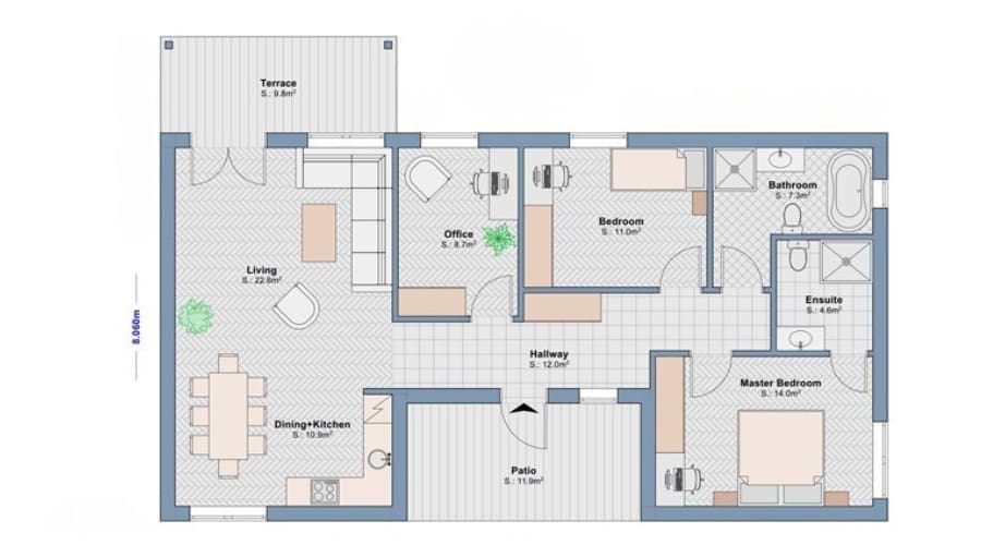 Luxe Homes 360 - Autopromocion Casas Prefabricadas Línea Smart - casa prefabricada estructura madera 109. 5jpg