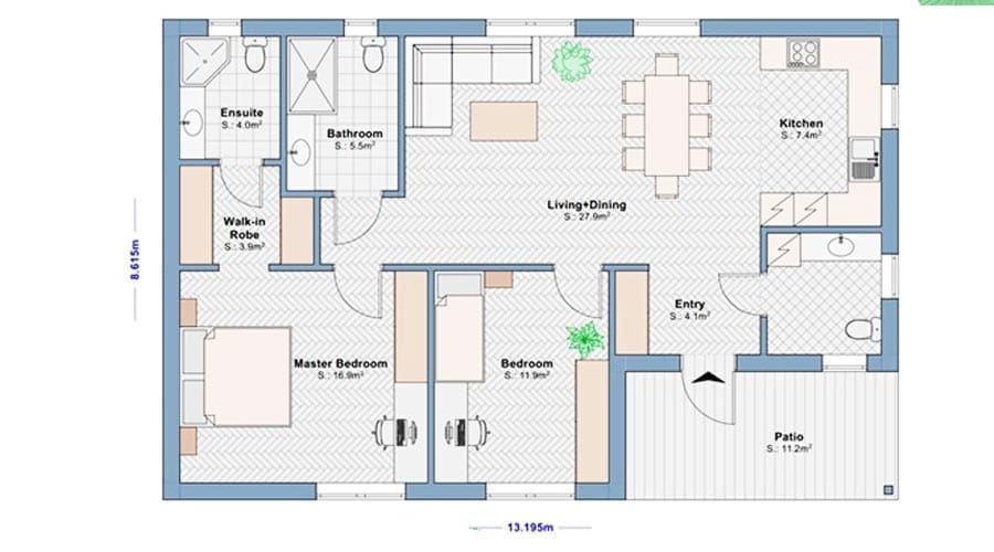 Luxe Homes 360 - Casa Prefabricada - Modelo S-102 - linea smart prefabricada luxe homes360 1